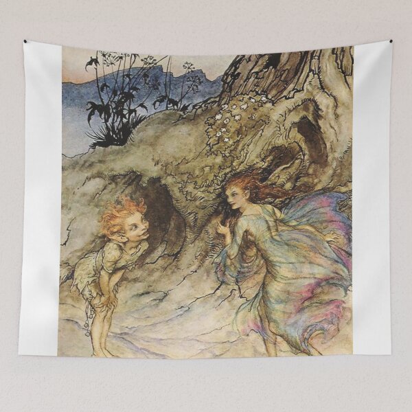Item preview, Puck and a Fairy by Arthur Rackham designed and sold by Bellathewilde.