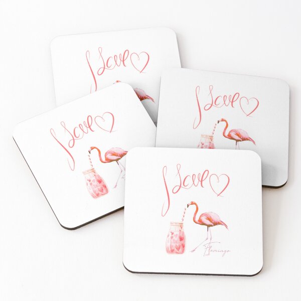 Item preview,  I love flamingos - funny flamingo quote designed and sold by NathBros.