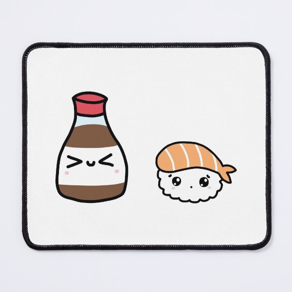 Item preview, Kawaii Soy Sauce & Sushi Characters designed and sold by STUDIO-72.