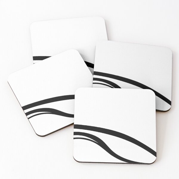 Item preview, "Cool Lines" motif - black designed and sold by MC Art Studio.