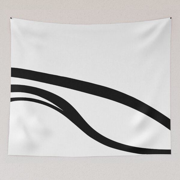Item preview, "Cool Lines" motif - black designed and sold by MC Art Studio.