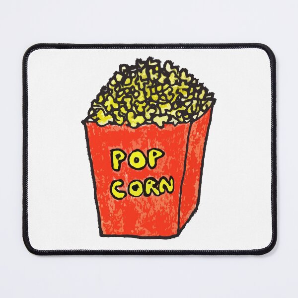 Item preview, Hand drawn popcorn love food designed and sold by WatercolorFun.