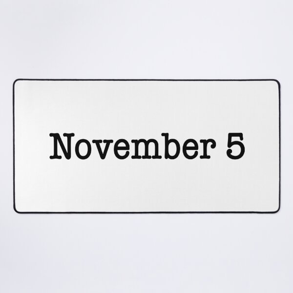 Item preview, November 5 designed and sold by ellebackup.