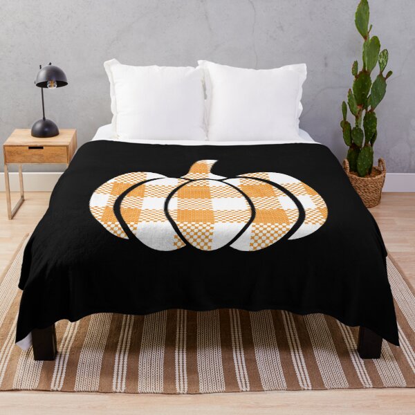 Item preview, pumpkin plaid pattern designed and sold by Ashi17.