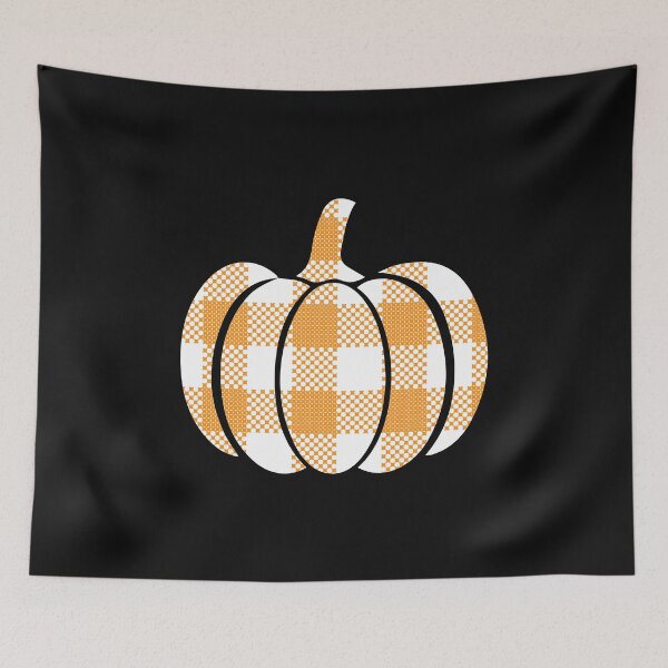 Item preview, pumpkin plaid pattern designed and sold by Ashi17.