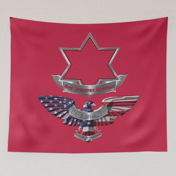 Item preview, 6th Infantry Division Veteran designed and sold by SoldierAlways.