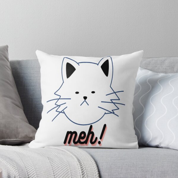 Item preview, funny meh cat for cat lovers designed and sold by Webdesign-art.
