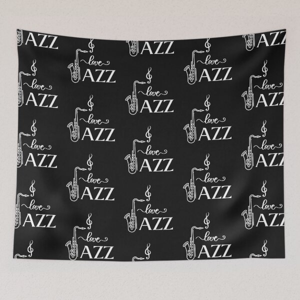 Item preview, I love jazz, music saxophone designed and sold by Benchamart.