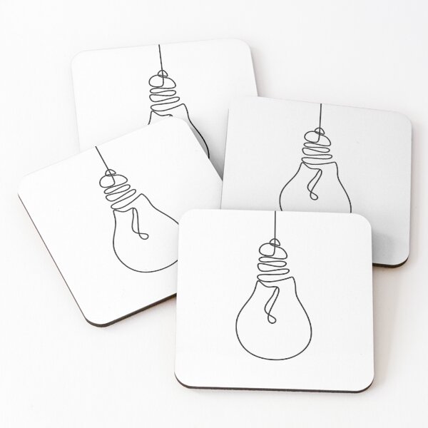 Item preview, Light Bulb Line Art designed and sold by GBREAL01.