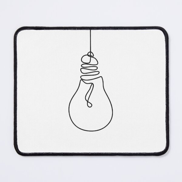 Item preview, Light Bulb Line Art designed and sold by GBREAL01.