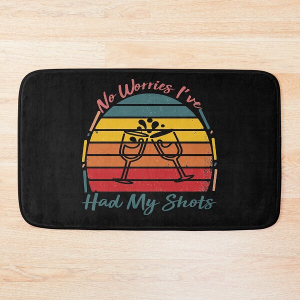 Item preview, No Worries I've Had My Shots - Vintage Retro Funny Quote Drink Wine Beer lover Men Women Boys Girls Kids  Birthday Gift designed and sold by ChanUus.