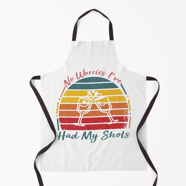 Item preview, No Worries I've Had My Shots - Vintage Retro Funny Quote Drink Wine Beer lover Men Women Boys Girls Kids  Birthday Gift designed and sold by ChanUus.