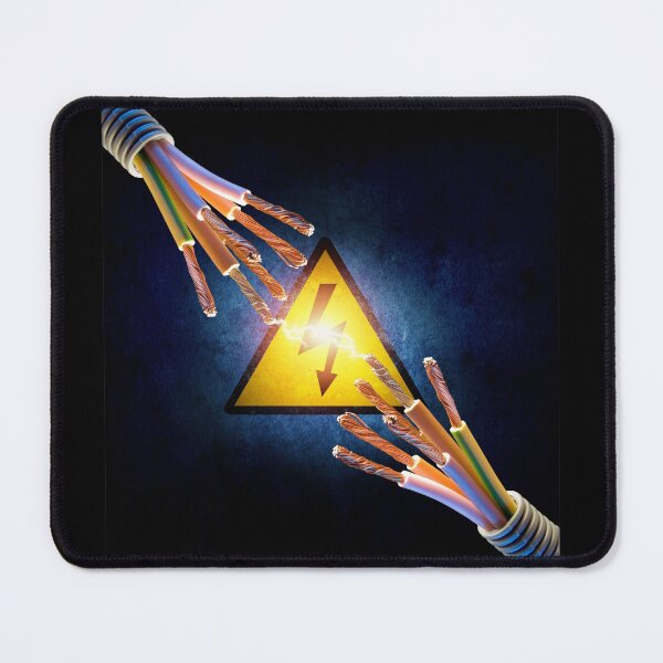 Item preview, Electrical wires and electric spark designed and sold by EngineersArt.