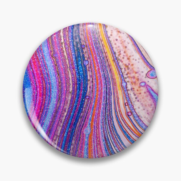 Item preview, Colorful Pink & Blue Liquid Marble, Vibrant Painting designed and sold by newburyboutique.