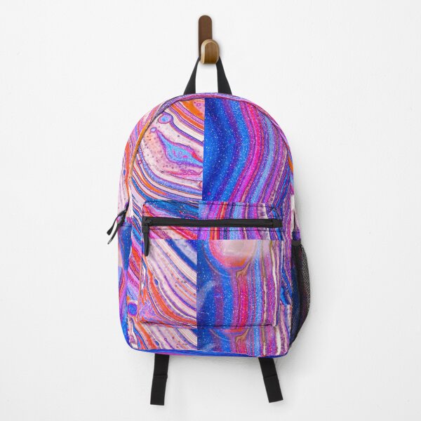 Item preview, Colorful Pink & Blue Liquid Marble, Vibrant Painting designed and sold by newburyboutique.
