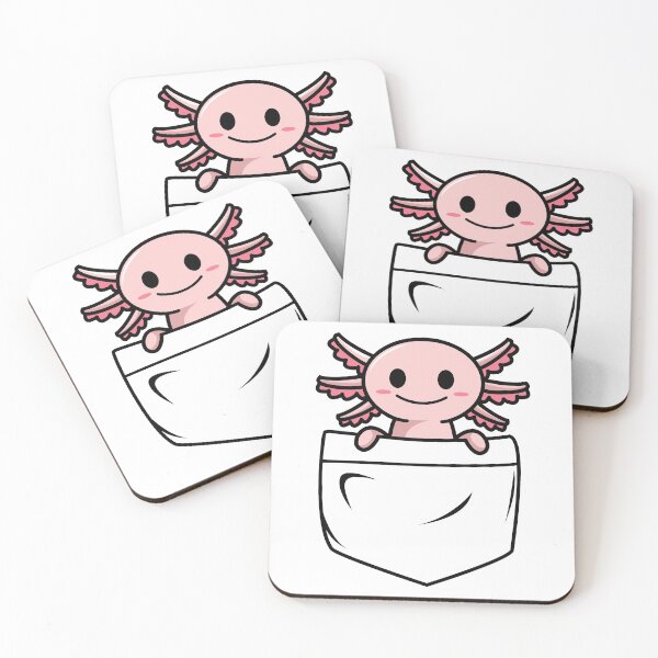 Item preview, axolotl pocket  designed and sold by Ashi17.