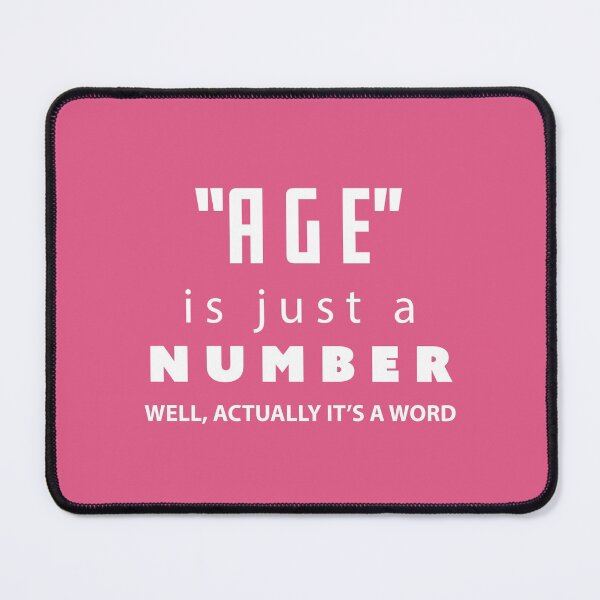 Item preview, Age is just a number, Funny Birthday Gift | designed and sold by Boom-llqb.