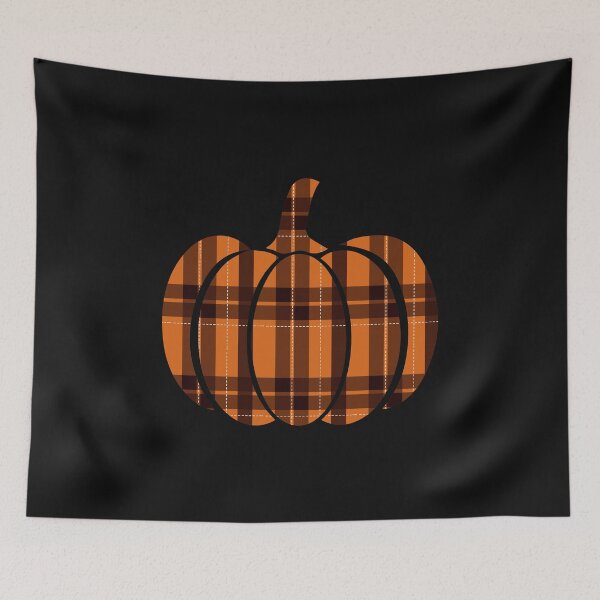 Item preview, pumpkin plaid pattern designed and sold by Ashi17.