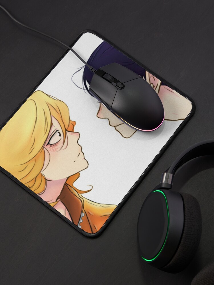 Yellow With Purple Banana Fish Anime Mousepad Anti-Slip PC Gaming