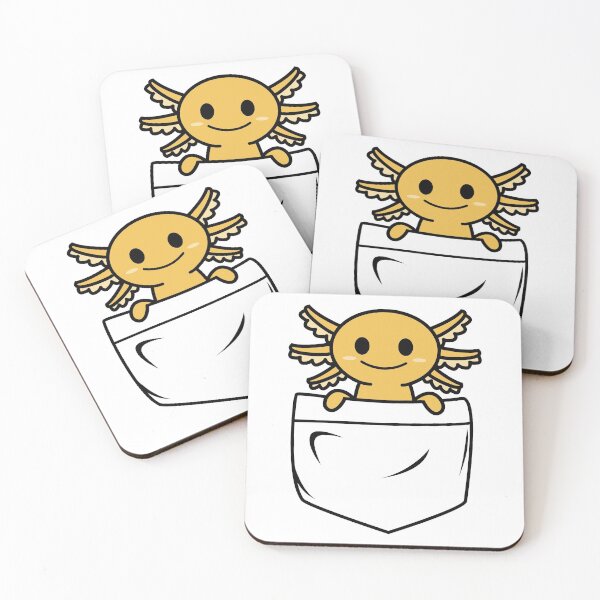 Item preview, axolotl pocket  designed and sold by Ashi17.