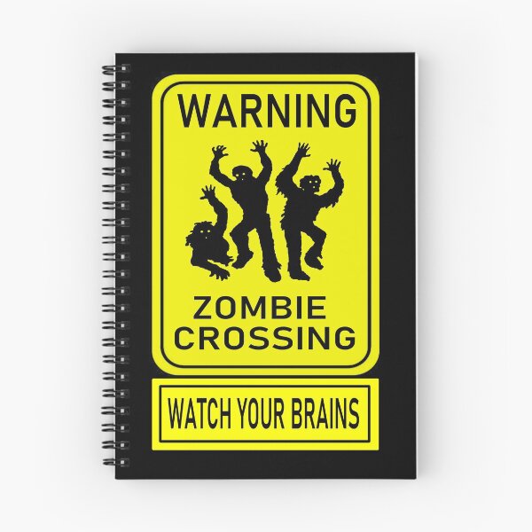 Item preview, Warning Zombie Crossing designed and sold by ronnieyoung.