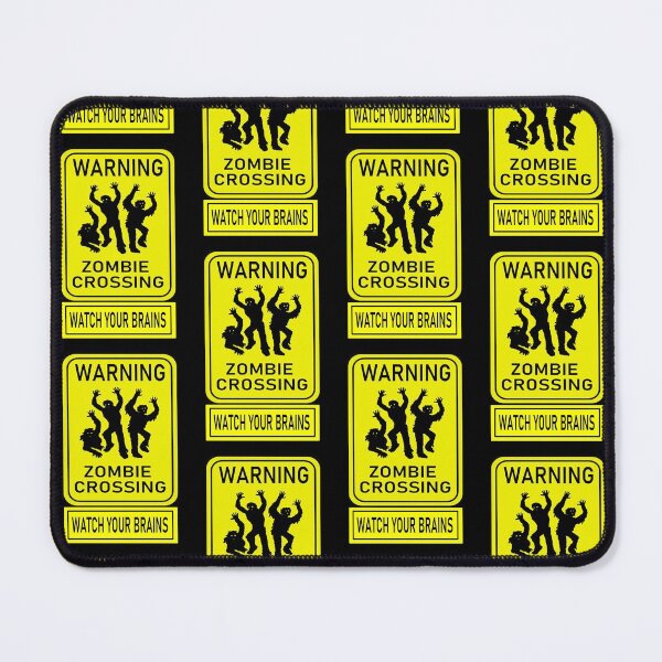 Item preview, Warning Zombie Crossing designed and sold by ronnieyoung.