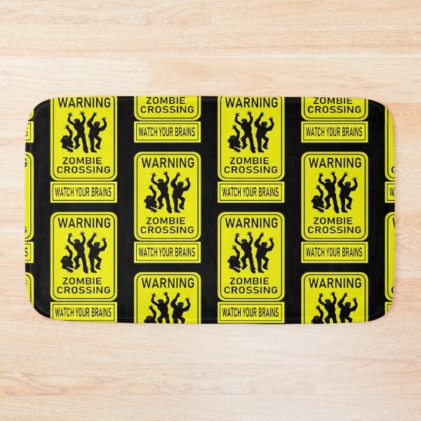 Item preview, Warning Zombie Crossing designed and sold by ronnieyoung.