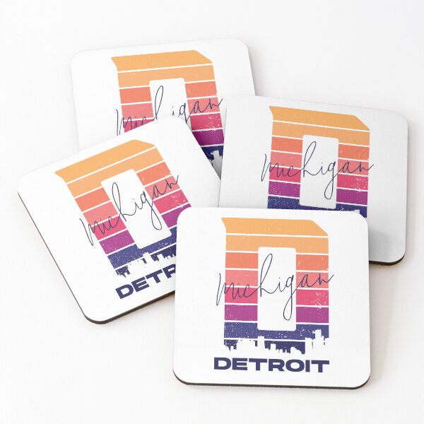 Item preview, Detroit Michigan Skyline Sunset designed and sold by JordanHolmes.