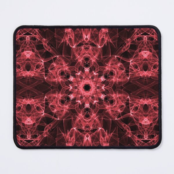 Item preview, Quantum Dahlia ~ Red Abstract Fractal Mandala Art designed and sold by Ascension Vibrations.