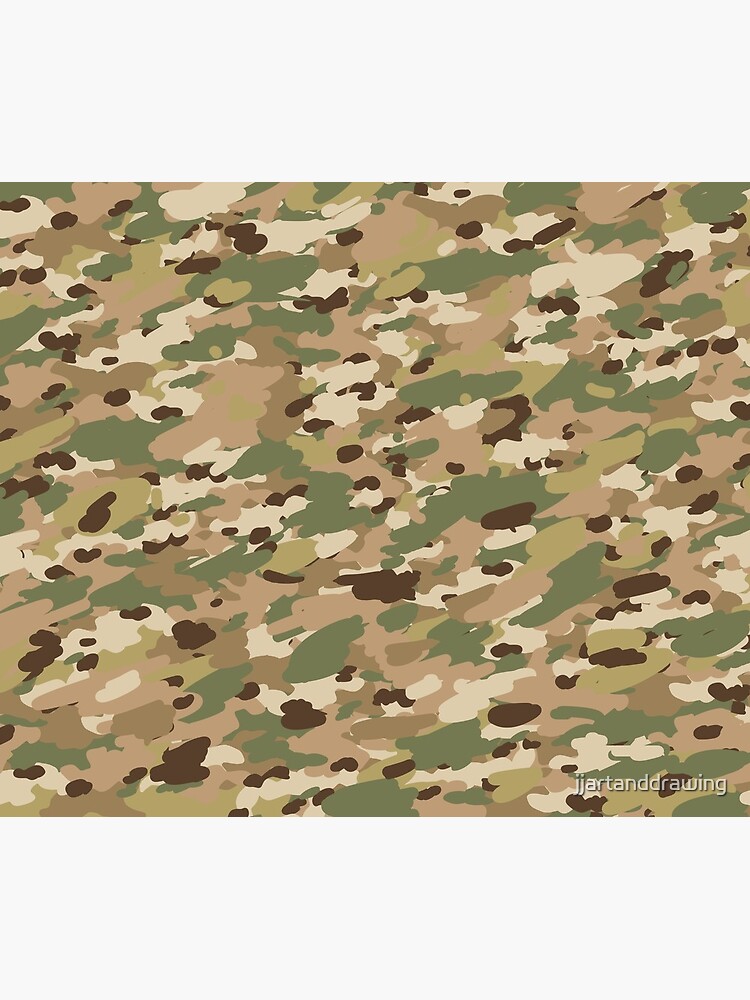 multicam camouflage pattern. by jjartanddrawing