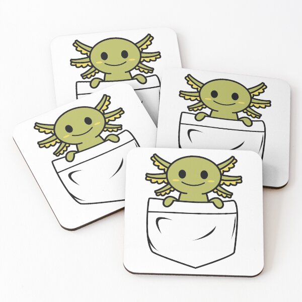 Item preview, axolotl pocket  designed and sold by Ashi17.