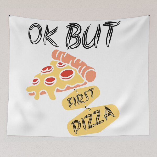 Item preview, OK But First Pizza designed and sold by Marouane TM.