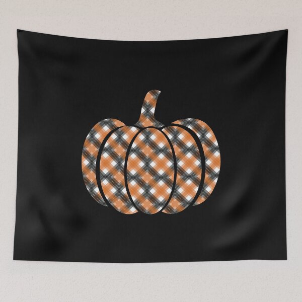 Item preview, pumpkin plaid pattern designed and sold by Ashi17.
