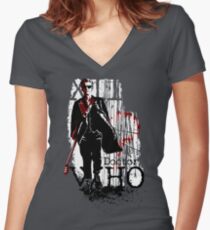 WHO Women's Fitted V-Neck T-Shirt