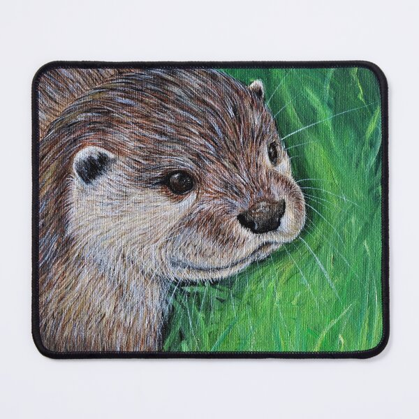 Item preview, Little River Otter Painting designed and sold by Art by Kirsten Sneath.