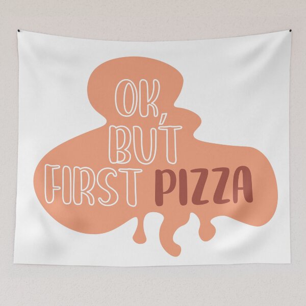 Item preview, OK But First Pizza designed and sold by Marouane TM.