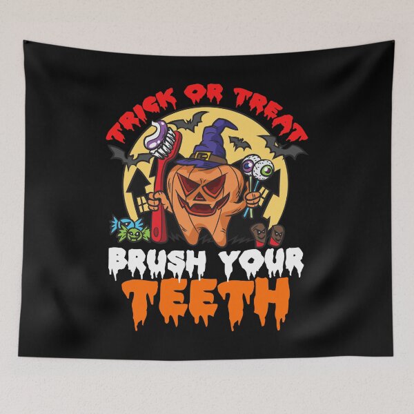 Item preview, Brush Your Teeth Funny Dental Hygienist Pun designed and sold by Moonpie90.