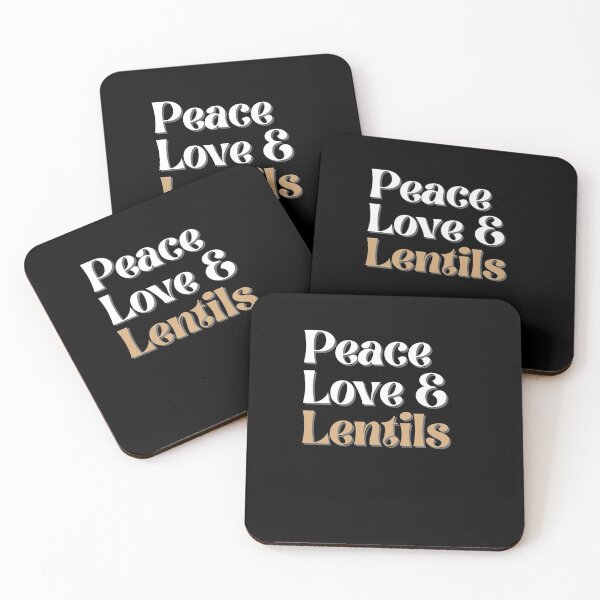 Item preview, Peace Love & Lentils designed and sold by nanogarbanzo.