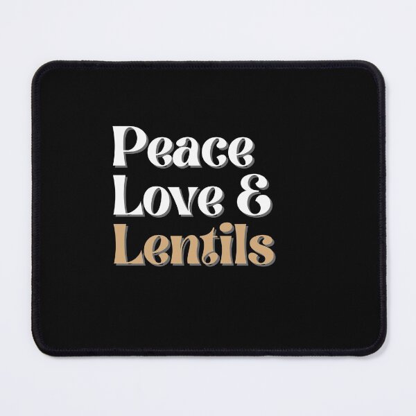 Item preview, Peace Love & Lentils designed and sold by nanogarbanzo.