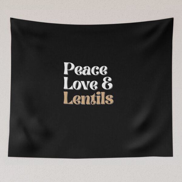 Item preview, Peace Love & Lentils designed and sold by nanogarbanzo.