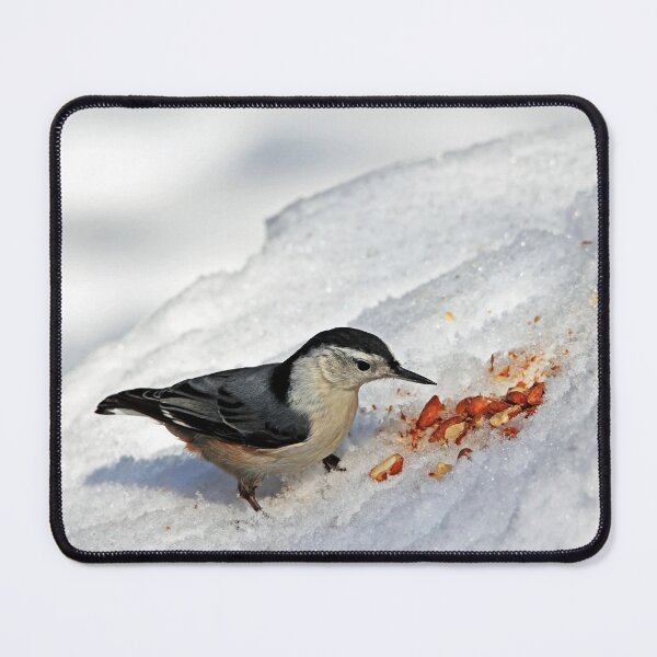 Item preview, Nuthatch In The Snow designed and sold by Debbie Oppermann.