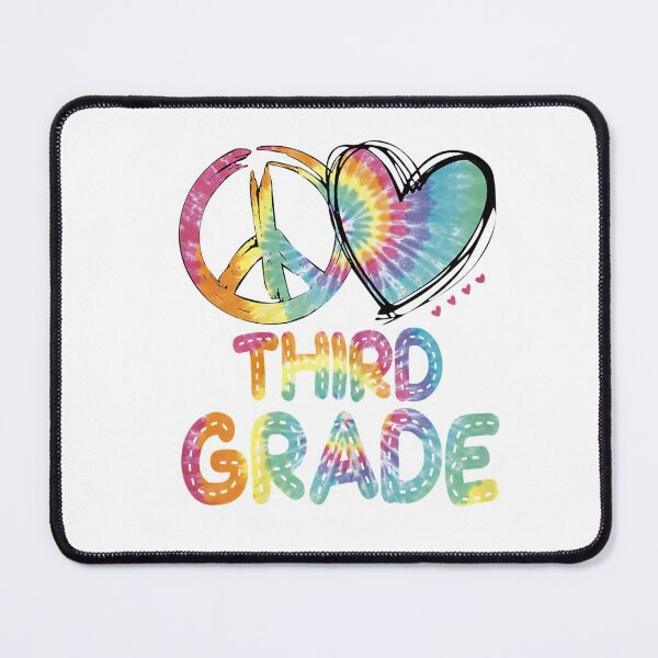 Item preview, Peace Love Third Grade Funny Tie Dye Hello Third Grade designed and sold by GodivaShop.
