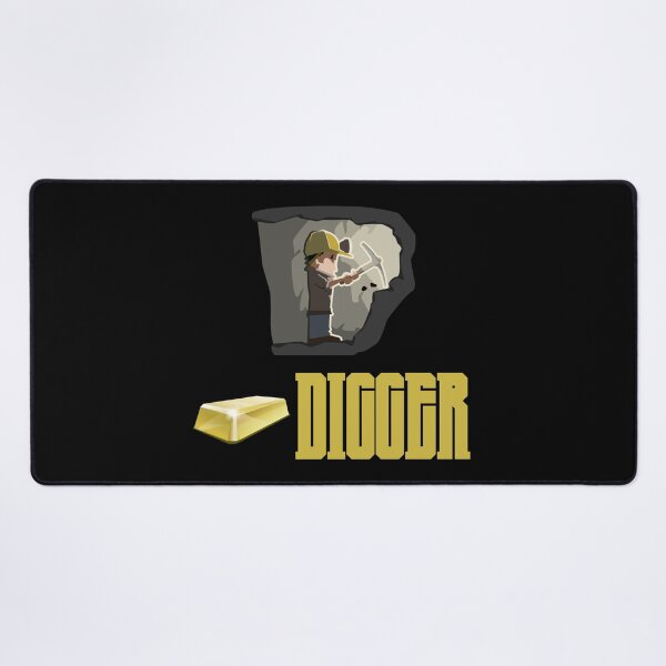 Item preview, Gold Digger Nugget Mining Gold Bar Miners  designed and sold by Creekman Designs.