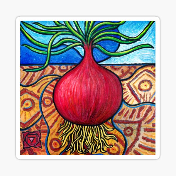 Grounded. Root Chakra Meditation Sticker
