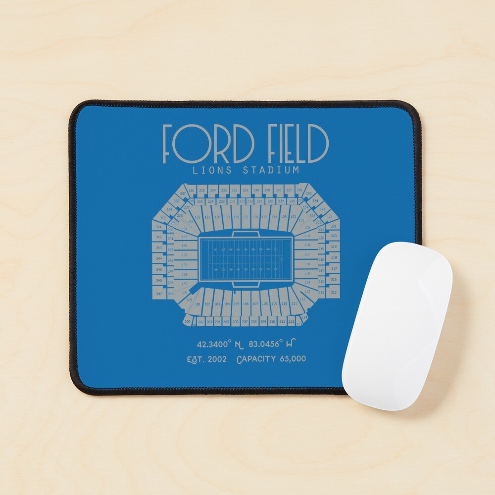 Ford Field - Detroit Lions Art Print - the Stadium Shoppe