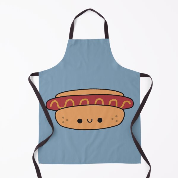 Item preview, Cute Hotdog With Mustard - Kawaii Hotdog designed and sold by KawaiiByDice.