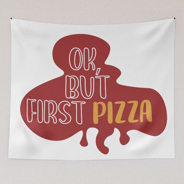 Item preview, OK But First Pizza designed and sold by Marouane TM.