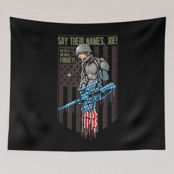 Item preview, Say Their Names Joe 13 Names Of Fallen Soldiers  designed and sold by GodivaShop.