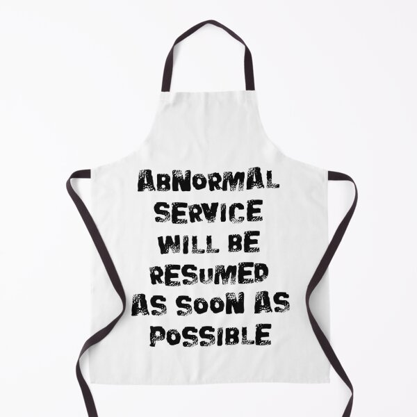 Item preview, Abnormal Service Will Be Resumed As Soon As Possible (dark) designed and sold by conform.