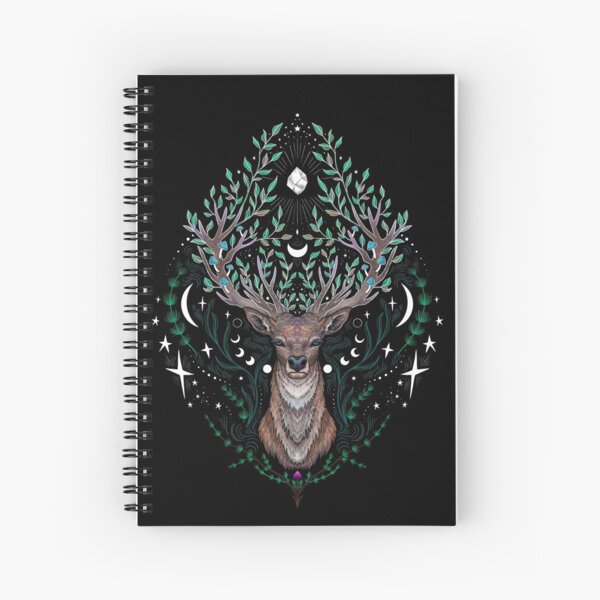 Item preview, Deer crystal leaves witches design designed and sold by PixieCold.